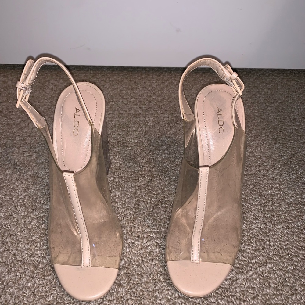 Aldo clear heels